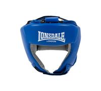 Casque de boxe en cuir Lonsdale Protec Dbv Contest Bleu S