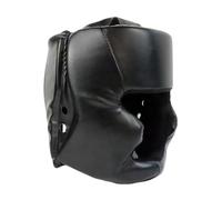 Casque de Boxe - Protège-tête Noir pour, protège-tête de Boxe Durable, Couvre-Chef de BOE en Coton avec Absorption des Chocs | Casque Portable pour Muay Thai, MMA, Grappling, Sparring, Karaté