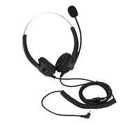Casque de Centre D'appels à Suppression de Bruit avec Son sans Perte, Cache-Oreilles Rotatifs à 330 ° pour Une Utilisation au Bureau, Casque Téléphonique Confortable et Durable de 2,5 Mm