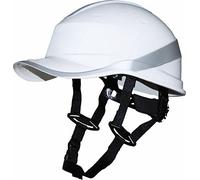 Casque de chantier blanc DIAMOND5 forme casquette baseball - DELTA PLUS - DIAM5BCFL