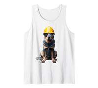 Casque de chantier australien jaune Débardeur