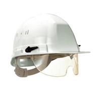 Casque de protection avec lunettes intégrées - Visiocéanic - Blanc TALIAPLAST