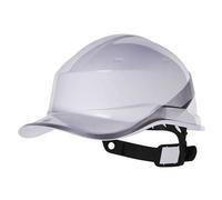 Casque de chantier blanc DIAMOND5 forme casquette baseball - DELTA PLUS - DIAM5BCFL