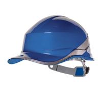Casque de chantier bleu DIAMOND5 forme casquette baseball - DELTA PLUS - DIAM5BLFL