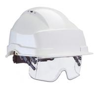 Casque de chantier IRIS 2 - avec lunette masque intégrée AUBOUEIX