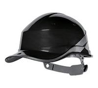 Casque de chantier noir DIAMOND5 forme casquette baseball - DELTA PLUS - DIAM5NO