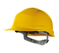 Casque de chantier ZIRCON 1 jaune serrage glissière - DELTA PLUS - D020ZIRC1JA