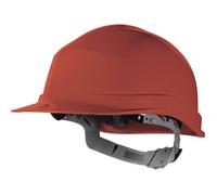 Delta Plus Casque de chantier ZIRCON 1 D020ZIRCRO, serrage glissière, 8 points, anti-UV, rouge