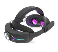 Casque De Chargement Pour Meta Oculus Quest 3s 12000mah,Sangle De Tête De Batterie,Sangle De Tête Elite Pour Quest 3s Vr,Accessoires - Type Black