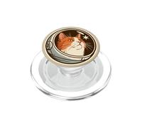 Casque de Chat dans Un Espace crème pour Les Amoureux des Chats, propriétaires de Chats PopSockets PopGrip pour MagSafe