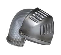 Casque de Chevalier Adulte - Déguisement - Gris - Visière - Mixte