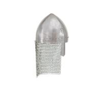 Casque de chevalier antique pour GN Argenté Acier