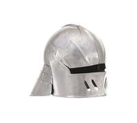 Casque de chevalier médiéval antique pour GN Argenté Acier