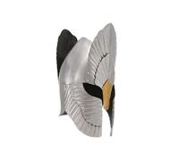 Casque de chevalier médiéval pour GN Argenté Acier