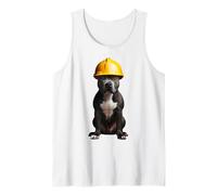 Casque de chien American Staffordshire Terrier Jaune Débardeur