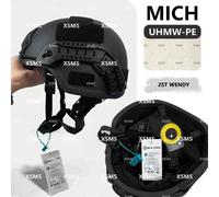 Casque De Coque D'assaut Mich 2000,Nij,Perspectives Ia,Balistique Lpred - Type Black Wd Pe-L-Xl ( 58-64cm )