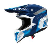Airoh Wraaap Conquer, casque de motocross S Bleu Foncé/Blanc/Bleu Bleu Foncé/Blanc/Bleu