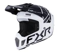 Casque de Cross FXR Clutch Comp 26 Blanc/NoirXS Blanc,Noir