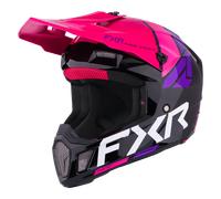 FXR Clutch Comp, casque de motocross M Noir/Fuchsia/Mauve Noir/Fuchsia/Mauve