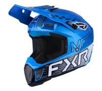 FXR Clutch Race Div, casque de motocross 3XL Bleu/Noir/Blanc Bleu/Noir/Blanc