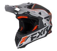 Casque de Cross FXR Helium Carbon 26 Orange/ArgentL Orange,Argent