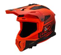 LS2, Casque Moto Cross Fast II Duck Matt H-V Orange Red, 3XL