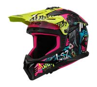 Casque de Cross LS2 MX708 Fast II Gorilla Violet/Jaune Haute VisibilitéM Gorilla Violet,Jaune Haute Visibilité