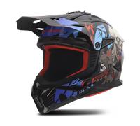 LS2 MX708 FAST II ZOMBIE II MX-Helm schwarz-rot-blau M