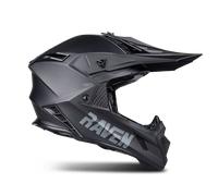 Casque de cross Raven Aspire Evo Noir MatXS Noir Mat