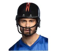 Casque de football américain BOLAND - Noir - Accessoire de déguisement pour adulte