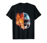 Casque de Football Feu et Glace T-Shirt