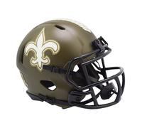 Casque De Football Mini NFL New Orleans Saints Salute To Service Riddell