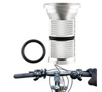 Casque de Fourche en Fibre de Carbone, Tige de Fourche à Compression Cycle, Bouchon de Compression de Casque en d'aluminium, Capuchon supérieur - Bouchons d'extension réutilisables en Fourche