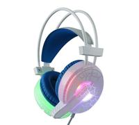 Casque de Gamer avec lumière Led colorée, pour ordinateur PS4 pour PS5, 21, casque d'écoute, stéréo basse, PC filaire, Microphone USB