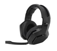 Casque de gamer, connexion à 3 modes, disposition intuitive des touches de 50 mm, double mode, performance active, réduction du bruit, casque de jeu sans fil pour la maison (noir)