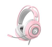 Casque de gaming Marvo HG8936 avec microphone - Rose