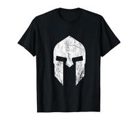 Casque de Gladiateur Spartaner Warrior Spartacus Sparta T-Shirt, Homme, Noir, XL