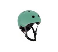 Casque de Glisse Urbaine pour Enfant - Scoot & Ride - Modèle S - Vert - Boucle magnétique et LED arrière