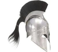 Casque de guerrier grec antique pour GN Argenté Acier Argenté G