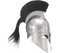Casque de guerrier grec antique pour GN Argenté Acier Argenté G