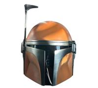 Casque de guerrier médiéval noir série mandalorienne Bobafett 15ème siècle GN réplique du costume d'Halloween