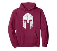 Casque de Guerrier Sparta Soldats Gladiator Leonidas Sweat à Capuche, Unisexe pour Adultes, Marron, XXL