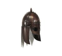 Casque de guerrier viking antique pour GN Cuivre Acier Cuivre G