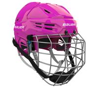 Casque de hockey Bauer RE-AKT 55 Combo Pink Senior S