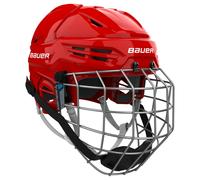 Casque de hockey Bauer RE-AKT 55 Combo Red Senior S