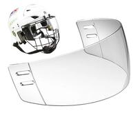 Casque de Hockey, Casque de Hockey, visière de Hockey Anti-Fog Claire, Masque de Hockey Anti-Rayures, visière de la Demi-Bouclier de Hockey PC, Accessoires Sportifs Classiques pour Les Jeunes et Les