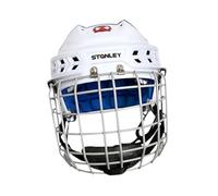 Casque de hockey sur glace pour entraînement de compétition Taille L Blanc