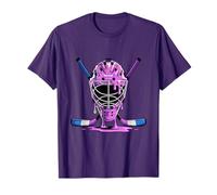 Casque de Hockey Violet pour garçons T-Shirt