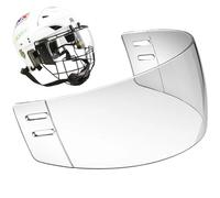 Casque de Hockey, visière de Hockey antibuée Transparente, Masque Anti-Rayures, visière Demi-Bouclier PC, Accessoires Sport Classiques pour Articles Sport pour Jeunes et Adultes.