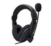 Casque de jeu 3,5 mm Casque Gamer Casque de jeu stéréo basse profonde avec micro pour ordinateur PC XBOX PS4, Noir